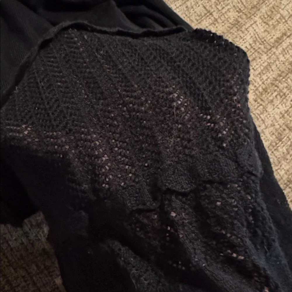 TOCCIN NY Crochet Pants in Black Jet Size Small NWT $215 - Picture 4 of 4